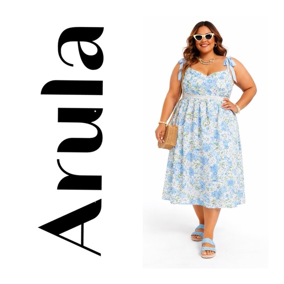 ARULA Dresses & Skirts - ARULA Altar’d State White Floral Lace Midi Dress